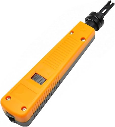 Pinza Crimpatrice Di Impatto Punch Down Impact Tool, Cablatore a Impatto Strumento Strumento Rete Telecom Punch Down Tool Impact Terminal Inserimento Strumento Tagliafili Amp Con Lame 110 88 - Honorern