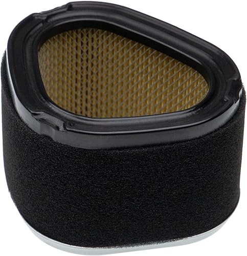 vhbw set di filtri (1x pre-filtro, 1x filtro dell'aria) compatibile con John Deere LT133, LT155, LTR155, LX173 tagliaerba, nero/argento/giallo - Honorern