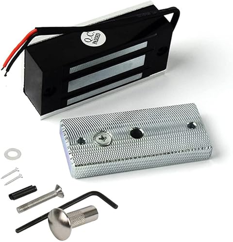 AOAMZ Serratura magnetica elettrica 60 KG/130lbs Serratura Elettronica, Serratura per Porta Garage 12V Fail safe NC Serratura Elettrica Forza di Tenuta per Sistema di Controllo Accessi - Honorern