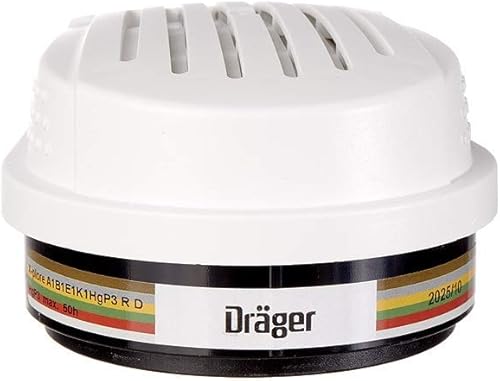 X-plore Bayonet filtro combinato A1B1E1K1Hg P3 per gas, vapori e particolati |filtro per maschere a pieno facciale e semimaschere X-plore 3300, 3500 e 5500 | 7 paia - Honorern