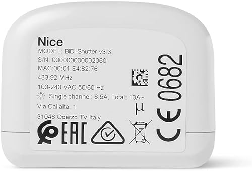 NICE - BiDi Shutter Ex TT2N CENTRALINA CON RICEVITORE RADIO INTEGRATO - Honorern