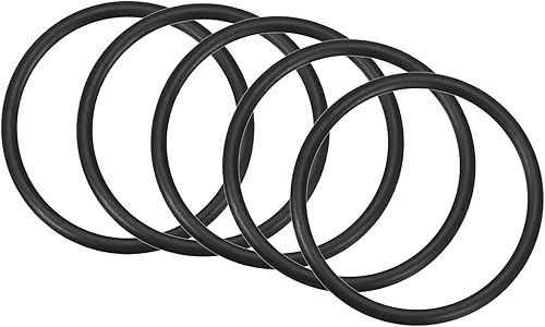 43mm x 37mm x 3mm Nitrile Gomma O-Rings x 10pz Rotondo Guarnizione Rondella per Rubinetto Idraulica Riparazione Sigillatura Connessione [Nero] - Honorern
