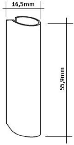Winkhaus 1996-2006 - Set di tappi di copertura per finestre autoPilot, protezione da acqua e sporco (bianco, 5 pezzi) - Honorern
