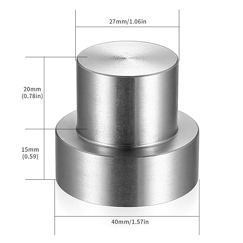 4 Pz Bullone di Serraggio, Bulloni di Serraggio, Bulloni a Innesto Elementi di Serraggio per Tavoli di Saldatura e Piastre Forate, Foro da Tavolo per Saldatura, D15 mm, Testa D25mm, Lunghezza 30mm - Honorern