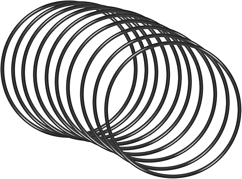 75mm x 71mm x 2mm Nitrile Gomma O-Ring x 10pz Rotondo Guarnizione Rondella per Rubinetto Idraulica Riparazione Sigillatura Connessione [Nero] - Honorern