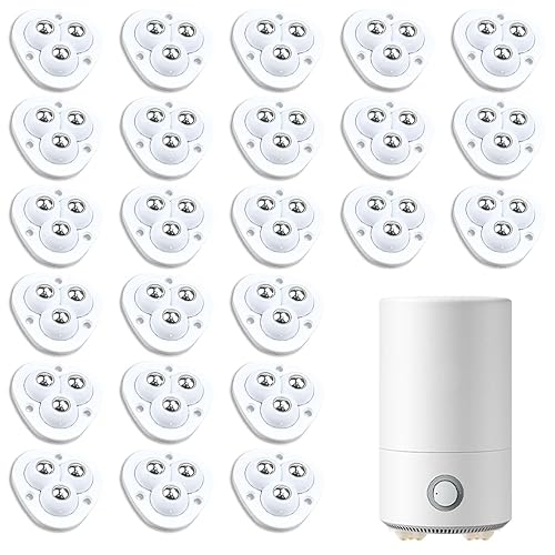 28 Pezzi Ruote per Mobili Autoadesive Ruote a Sfera in Acciaio per Mobili Piccole Ruote Girevoli Adesive Mini ruota universale autoadesiva 360°Ruote Autoadesive per Piccoli Mobili Scatola - Honorern
