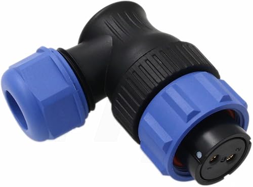 AC200MAX AC300 EP500 per presa aeronautica BLUETTI 2 poli, ingresso di corrente 15 A, impermeabile, IP68, 14 AWG connettore per cavo - Honorern