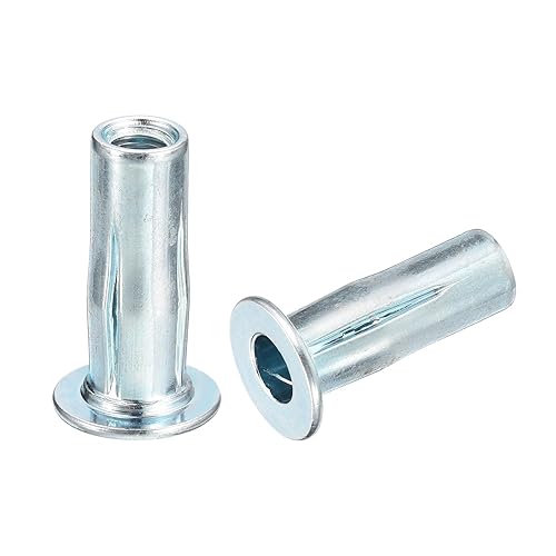 Dadi Rivetto Multigrip M5, 30pz Dado Inserto Filettato a Testa Piana con Gambo Pre-Bulbed in Acciaio al Carbonio Plus per Costruzione Industriale - Honorern