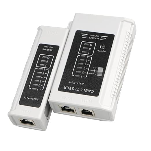 RJ45 - Tester per cavi di rete, Ethernet, per telefono LAN, RJ45, RJ11, RJ12, Cat5, Cat5e, Cat6, Cat6a, Cat7, UTP/Shield - Honorern