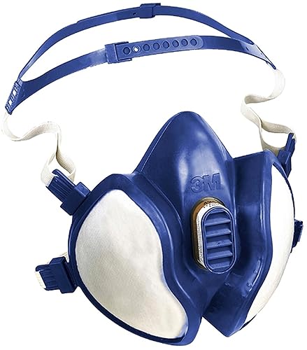 3M 4279 Respiratore con Semimaschera senza Manutenzione, Protezione Vapori Organici, Inorganici, Gas Acidi, Polveri, Blu - Honorern
