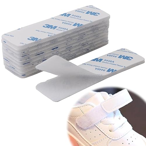 Set 10 Pezzi Pad Biadesivo Riutilizzabile(3x10cm) - Adesivo Potente per Casa, Ufficio, Garage - Ganci e Lana per Varie Applicazioni Fai Da Te - Honorern