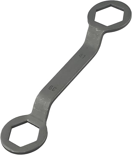 Chiave a doppia testa per rimozione frizione, 39 mm, 41 mm, strumento per dado esagonale per puleggia, per scooter e moto da 125 cc, strumento manuale realizzato in acciaio - Honorern