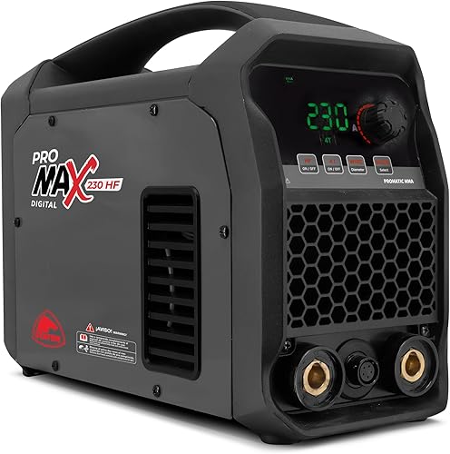 Apparecchiatura inverter per saldatura per elettrodo rivestito ad alta frequenza HF, sinergico e pulsato, con 230 A. PRO MAX 230 HF - Honorern