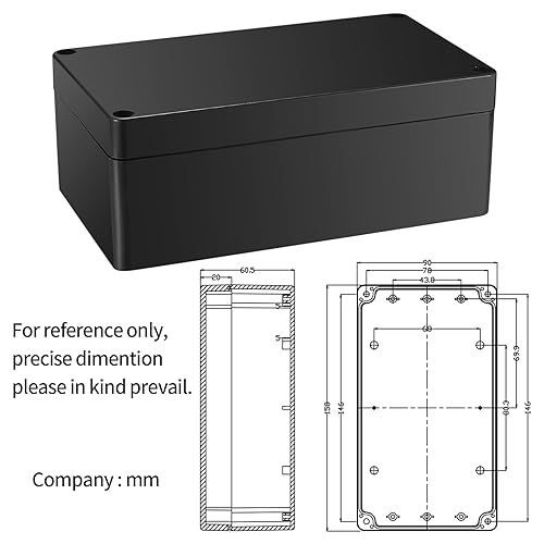 Scatola di Giunzione, Scatola di Derivazione, Cavi Custodia Elettronica, Strumento Scatola di Alimentazione in Plastica di Cablaggio Alimentazione per Esterno - 158x90x60 cm - Honorern