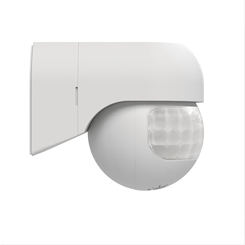 Sensore di movimento interno esterno (Protezione IP44) - Copertura 180° per 12 metri max - Honorern