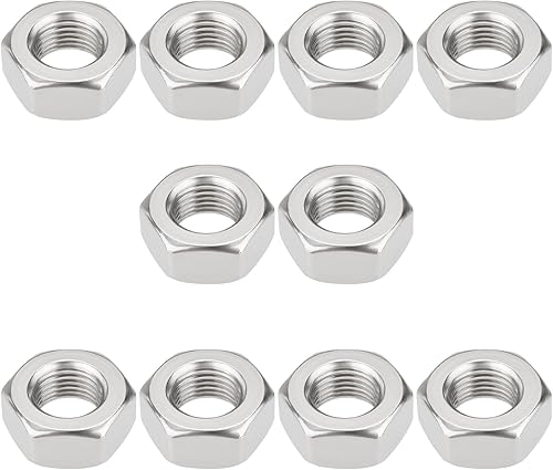 LT Easiyl 10 Pezzi M10x1mm Dadi Esagonali Per Albero Motore In Acciaio Inossidabile 304 Dadi A Filettatura Fine Compatibile Con Simson S50 S51 S70 SR50 KR51 SR4 SR80 - Honorern