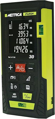 Misuratore Laser Elettronico 60 Mt Metrica Flash 61155 - Honorern