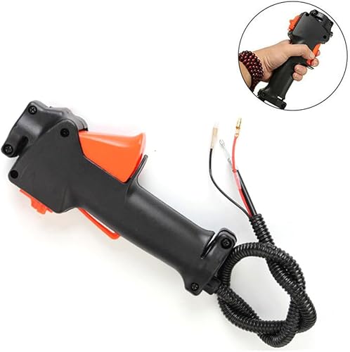 Interruttore con Maniglia per Trimmer con Cavo acceleratore, per motoseghe Portatili per decespugliatore, Accessori per Attrezzi da Giardino, Accessori di Ricambio, Lunghezza del Cavo 1,1 m - Honorern
