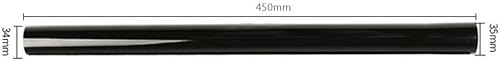 Tubo di prolunga per aspirapolvere, 35 mm, in ABS, nero, per pulizia del pavimento, senza piegatura, confezione da 2 - Honorern