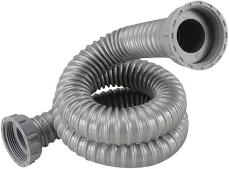 Aurorad Cucina lavello a Doppia Testa sotto Il lavandino del Piatto a Tubo dell'Acqua Dolcola for Scarico a Doppia Vite Collegamento del Tubo Flessibile for Estensione (Size : 48-40CM) - Honorern