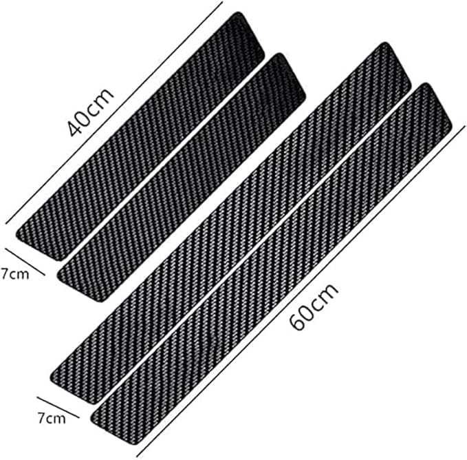 HHYin Battitacco Adesivi Soglie Porte per Range Rove 2007-2024 2025,Protezione del davanzale della portiera dell'auto,Battitacco Pedal Stickers AntiGraffio Pellicola Protettiva - Honorern