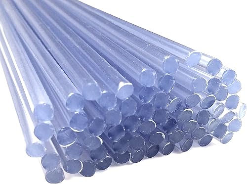 Filo saldatura plastica PVC-U Duro 4mm Rotondo Trasparente 25 barra - Honorern