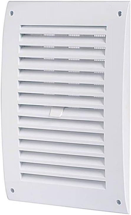 Griglia aerazione in plastica ABS Bianca 17x25 cm - Honorern