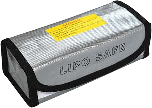 Lipo Batteria Safe Bag, Batteria Protezione Borsa, Litio Borsa Di Sicurezza Per Batterie Lipo per Conservazione e Trasporto Sicuro delle Batterie al Litio - Honorern
