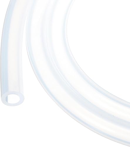 Tubo Silicone 1m (3ft) 5mm ID 8mm OD Trasparente Tubo Plastica Industriale Silicone Puro Pompa, Sifonaggio, Drenaggio, Irrigazione, Birrificazione, 3/16' x 5/16' - Honorern
