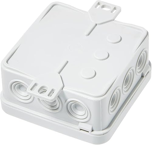 Kopp, Scatola di giunzione sopraintonaco a prova di umidità, senza morsettiera, IP 54, set professionale da 10 pz. 75 x 75 x 35mm, grigio - 340604504 - Honorern