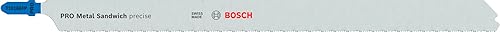 Bosch Professional 3x Lame per seghetto alternativo T 1018 AFP Precision for Metal-Sandwich (per Pannelli in metallo sandwich, accessorio Seghetto alternativo) - Honorern