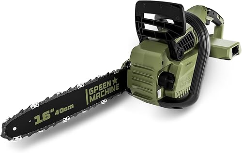 Motosega a batteria 16' 62V, Motosega elettrica a batteria con barra OREGON 16', [Solo strumenti], [batterie e caricabatterie non inclusi] - Honorern