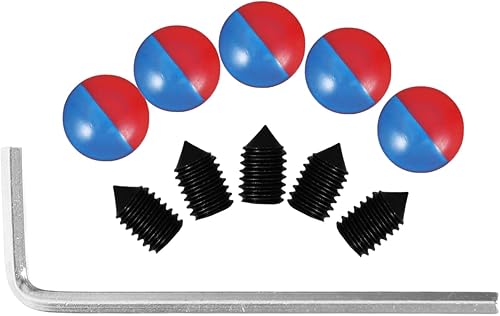 Set di 5 tappi per rubinetto e rubinetto, per rubinetto e acqua calda fredda, indicatore di sostituzione del manico del tubo - Honorern
