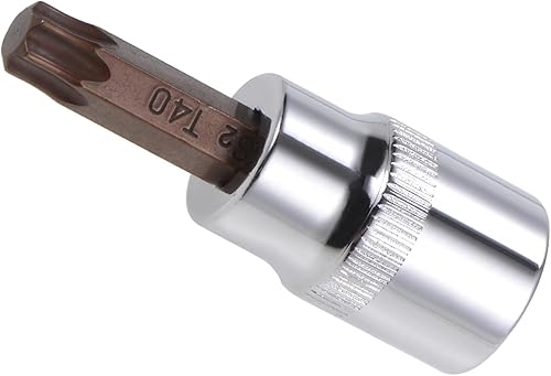 Chiave a Bussola Torx, Metrico T40 Punta 3/8' Attacco 1,5' Lungo, Acciaio Legato S2 Temprato al Cromo-Vanadio - (Applicazioni: per Applicazioni Fissaggio) - Honorern