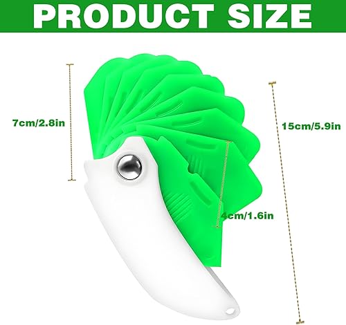 9 in 1 Strumento per calafataggio in silicone, Strumento per dita per calafataggio multifunzionale Strumento portatile per calafataggio di giunti Raschietti per angoli Strumento per la rimozione - Honorern