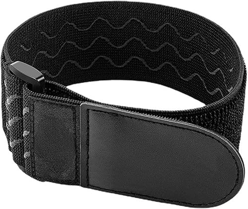 4 PCS Fascette Velcro per Cavi Cinghie Elastiche - Nero, Chiusura a Strappo e Dettagli Antiscivolo, Multiuso e Riutilizzabile - Honorern