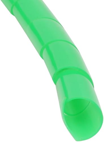 8 mm Dia. Tubo avvolgicavo flessibile a spirale per cavi Gestisci il cavo verde 4 metri di lunghezza ID: 108102 - Honorern