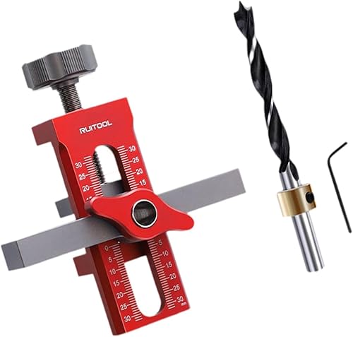 Jig di montaggio per ante di armadietto in lega di alluminio per progetti di mobili Posizione di installazione per ante di armadietto robuste e, Style D - Honorern