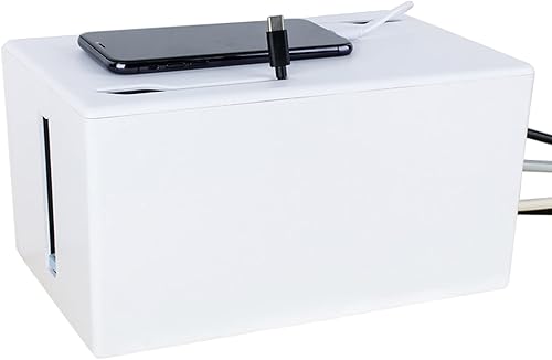 Scatola Portacavi cavo Scatola Nascondi cavi Raccogli Fili Organizzatore Cavi Scatola di gestione Cable box per scatola organizer corda scrivania cavi TV computer router - Honorern
