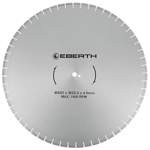EBERTH Disco da taglio diamantato per pietra, calcestruzzo, piastrelle, Disco diamantato con diametro di 230 mm, foro di 25,4 mm e spessore di 2,4 mm, per granito, ceramica, marmo - Honorern