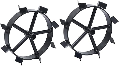 vidaXL Ruote in Metallo per Motozappa a Benzina 6,5 HP 2 pz - Honorern