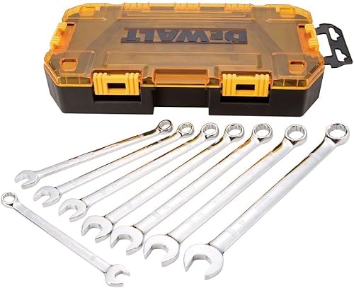 Stanley DEWALT DWMT73809, Cassetta Rigida per Attrezzi, Set de Chiavi Inglesi, 8 Pezzi - Honorern