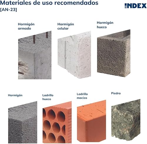 INDEX ANFA2316 - Confezione da 20 tasselli per ponteggi e facciate, 12 x 160 mm, diametro occhio: 23 mm - Honorern