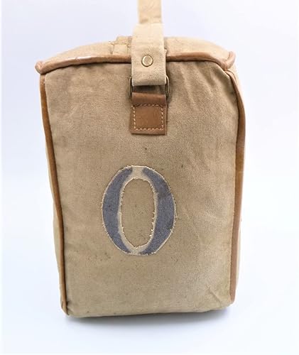 Fermaporta SIMIL USATO morbido in stoffa e cuoio a forma di sacco con scritta H-O-M-E sui 4 lati colore nocciola/marrone (26 x 17 x 17) - Peso 3 Kg - Honorern