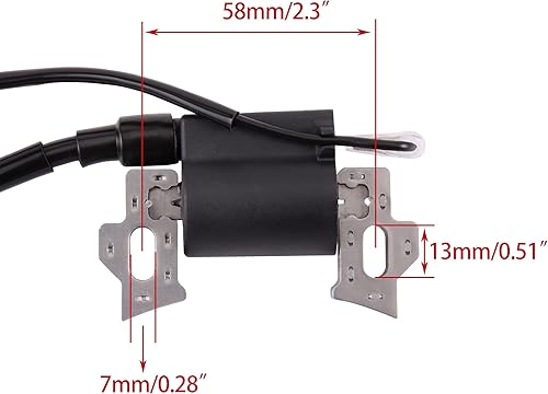 WOOSTAR Bobina di Accensione Sostituzione per GX120 GX140 GX160 GX168 GX200 4HP 5.5HP 6.5HP Motore Tosaerba - Honorern
