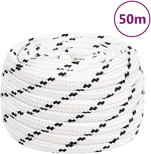 vidaXL Corda da Lavoro Bianca 18 mm 50 m in Poliestere - Honorern