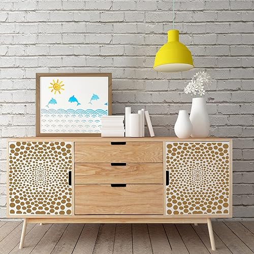 12 Pezzi Riutilizzabile Pittura Stencil Set, 29x21CM Plastica Disegno Pittura Modello di Stencil per Parete Pavimento, Mobili, Decorazioni Artigianali Fai Da Te - Honorern