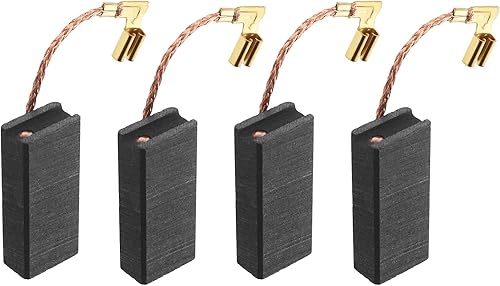 2 paia di spazzole di carbone con arresto automatico 6,5 x 11 x 25 mm, compatibili con HK1820 HK1820L HM0870C HM0871C CB350 194160-9 - Honorern