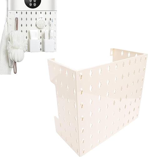 Pannello Forato, Kit Pannello Forato per Montaggio a Parete, Copertura del Tubo dello Scaldabagno a Gas con Cuscinetti Adesivi per L'organizzazione della Cucina del Bagno (taglia - Honorern