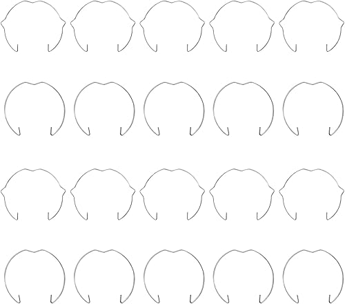 Lampada Anelli Di Fissaggio Clip, 20 Pezzi MR16 Fissaggio Anelli A Molla, LED Elastica Portalampada, Per Lampada Per La Maggior Parte Delle Luci Spot A LED Faretti Da Incasso - Honorern